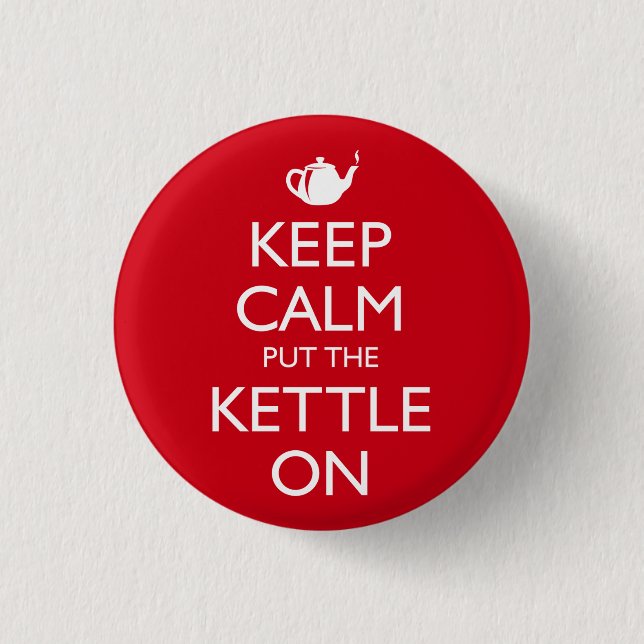 Keep Calm 3 Cm Round Badge (Front)
