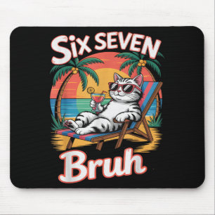 Keep Calm 67 Bruh Cat Vacation Cruise Trip Joke Ge Mouse Mat