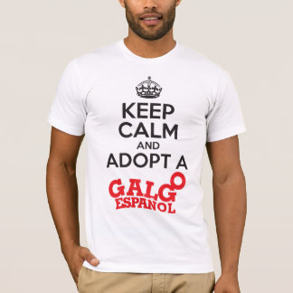 Keep Calm Adopt a Galgo T-Shirt