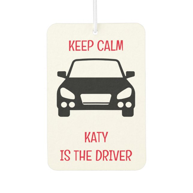 KEEP CALM Air freshner Air Freshener (Front)
