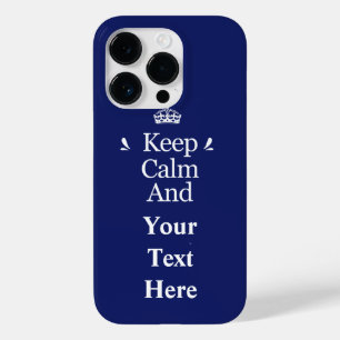 Keep Calm and Add Your Text Personalise Case-Mate iPhone 14 Pro Case