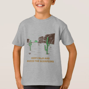 Keep Calm And Avoid The Scorpions Desert Camping T-Shirt