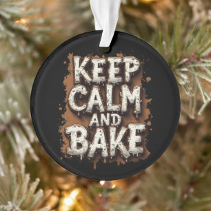Keep Calm and Bake Fun Recipes for Every Baker Ornament