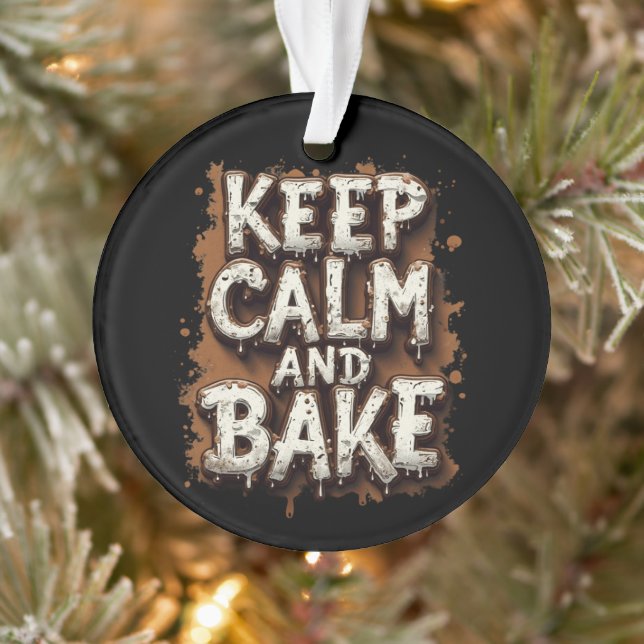 Keep Calm and Bake Fun Recipes for Every Baker Ornament (Tree)