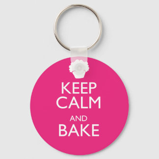 KEEP CALM AND BAKE KEY RING