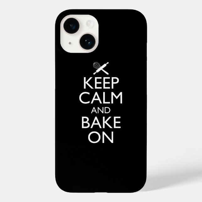 Keep Calm And Bake On Case-Mate iPhone Case (Back)