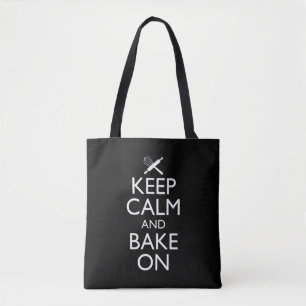 Keep Calm And Bake On Tote Bag