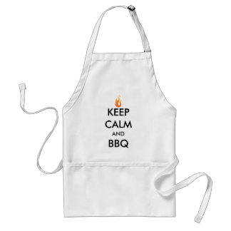 Keep Calm and BBQ Funny Cute Cooking Apron
