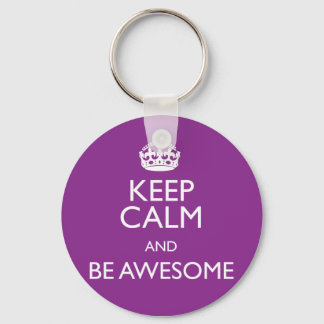 KEEP CALM AND BE AWESOME KEY RING