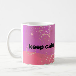 keep calm and be brave coffee mug