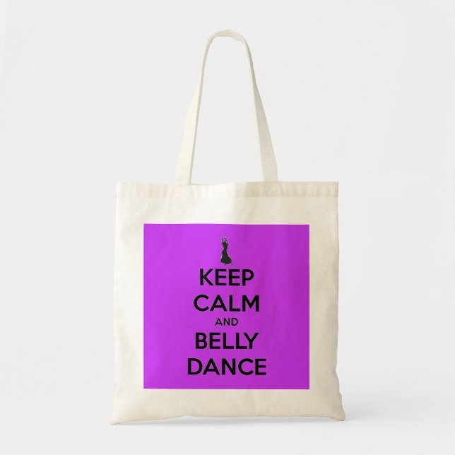 Keep Calm and Belly Dance Tote Bag (Front)