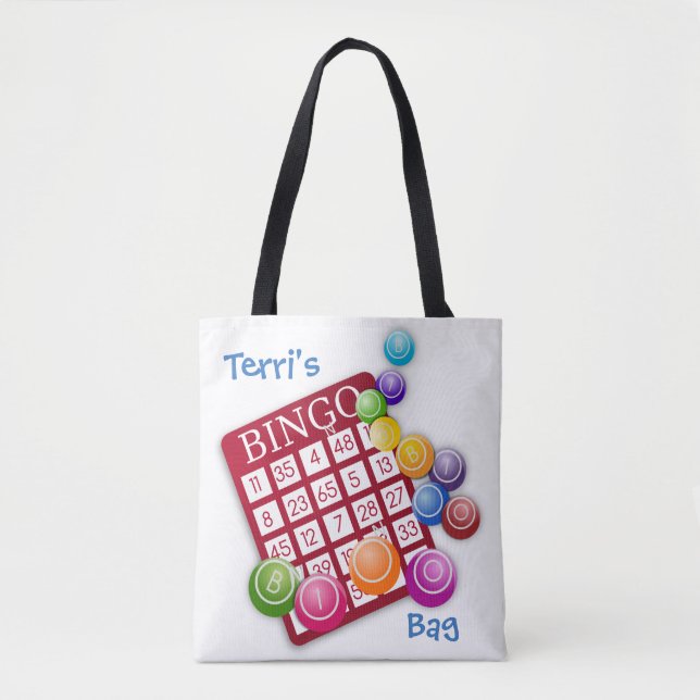 Keep Calm and Bingo On *Personalised* Tote Bag (Front)