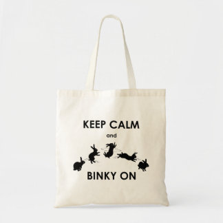 Keep Calm and Binky On Bag