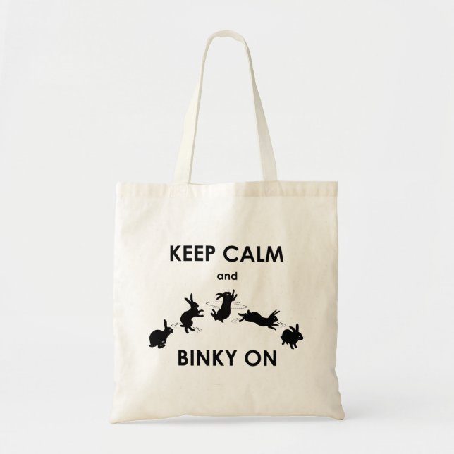 Keep Calm and Binky On Bag (Front)