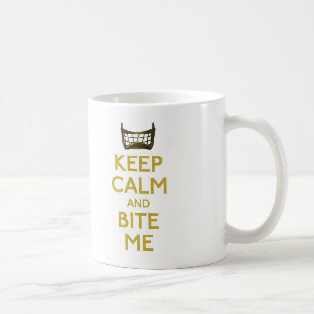 keep calm and bite me (net) mug (Right)