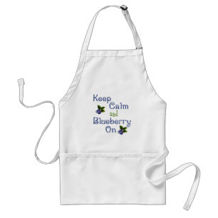 Keep Calm And Blueberry On Apron