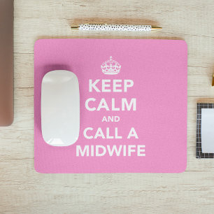 Keep Calm and Call A Midwife Mouse Mat