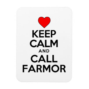 Keep Calm And Call Farmor Swedish Grandmother Magnet