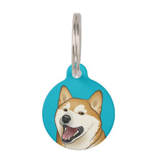 Keep Calm and Call My Dad personalised Dog Tag