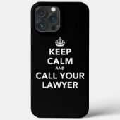 Keep Calm and Call Your Lawyer Case-Mate iPhone Case (Back)