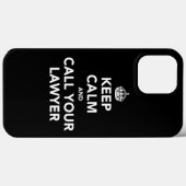 Keep Calm and Call Your Lawyer Case-Mate iPhone Case (Back (Horizontal))
