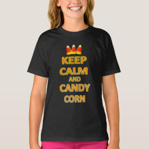 Keep Calm and Candy Corn Halloween T-Shirt
