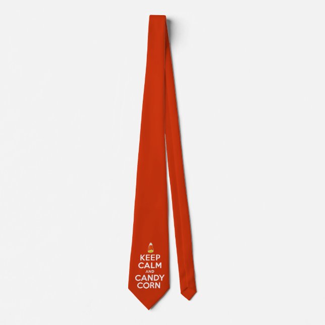 Keep Calm and Candy Corn Tie (Front)