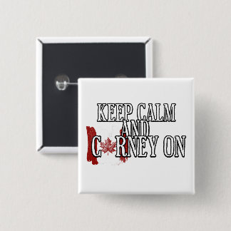 Keep Calm and Carney On 15 Cm Square Badge