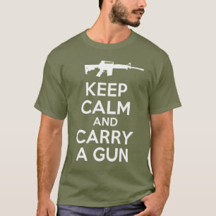Keep Calm and Carry a Gun T-Shirt