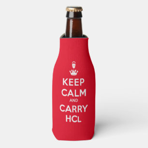 Keep Calm and Carry HCl Bottle Cooler