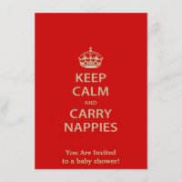 Keep Calm and Carry Nappies