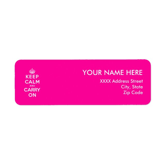 Keep Calm and Carry On (Front)