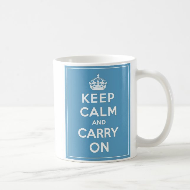 Keep Calm and Carry On 12 oz. mug (Right)