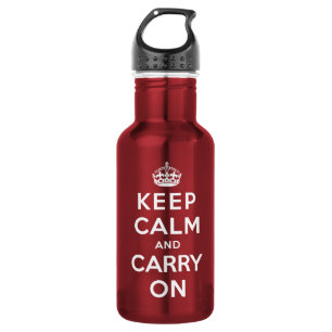 Keep Calm and Carry On 532 Ml Water Bottle
