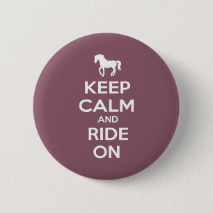 Keep Calm and Carry On 6 Cm Round Badge
