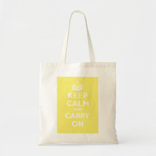 Keep Calm and Carry On_BAG_LEMON MERINGUE Tote Bag