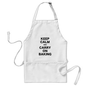 Keep Calm and Carry On Baking Standard Apron