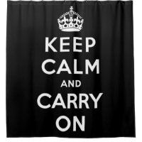 Keep Calm and Carry On (Black Design)