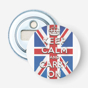 Keep Calm and Carry On Bottle Opener