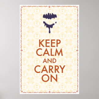 Keep Calm And Carry On by Jason Lind Poster