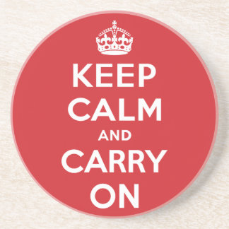 Keep Calm And Carry On Coaster