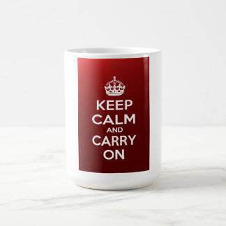 Keep Calm and Carry On Coffee Mug
