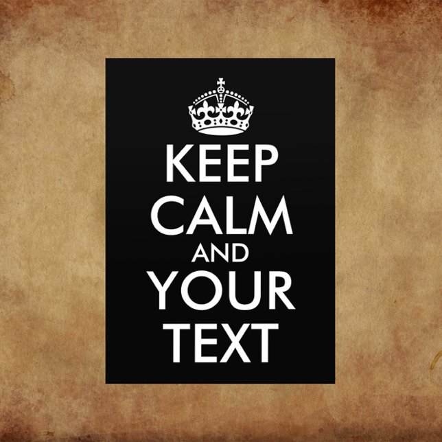 Keep Calm and Carry On - Create Your Own Flyer (Creator Uploaded)