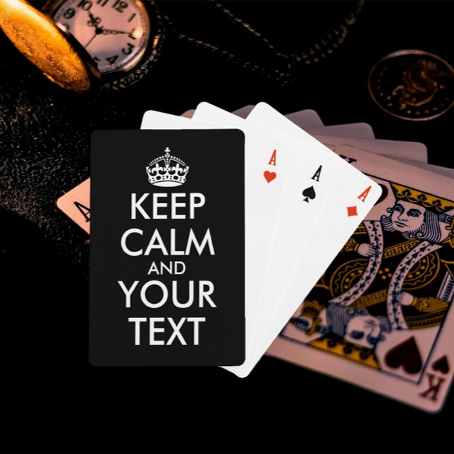 Keep Calm and Carry On - Create Your Own Playing Cards (Creator Uploaded)