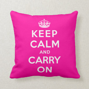 Keep Calm and Carry On Cushion