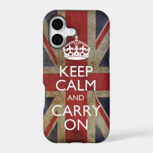Keep Calm And Carry On Flag iPhone 5 Case Covers