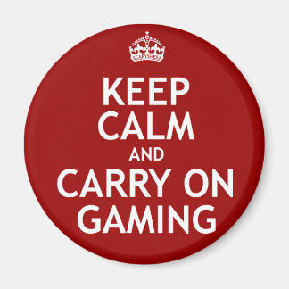 Keep Calm and Carry On Gaming Magnet