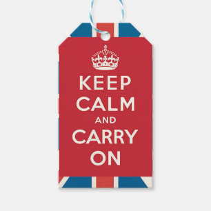 Keep Calm and Carry On Gift Tags