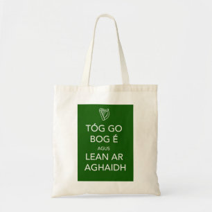 Keep Calm and Carry On IRISH Tote Bag