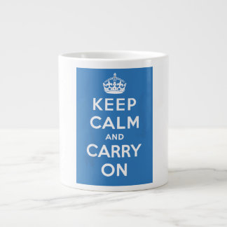 Keep Calm and Carry On Large Coffee Mug